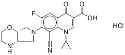Finafloxacin Hydrochloride 구조식 이미지