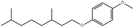 1-METHOXY-4-(3' 7'-(DIMETHYLOCTYL)OXY)B& 구조식 이미지