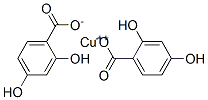 copper 2,4-dihydroxybenzoate Structure