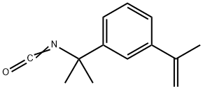 1-(1-이소시아네이토-1-메틸에틸)-3-(1-메틸에텐일)벤젠 구조식 이미지
