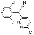 2-(6-CHLORO-3-PYRIDAZINYL)-2-(2,6-DICHLOROPHENYL)ACETONITRILE 구조식 이미지