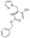 L-N-CBZ-3-PYRAZOL-1-YL-ALANINE Structure