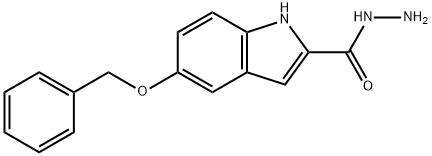 5-(BENZYLOXY)-1H-INDOLE-2-CARBOHYDRAZIDE Structure