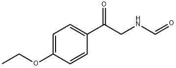 Formamide, N-[2-(4-ethoxyphenyl)-2-oxoethyl]- (9CI) Structure