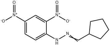 시클로펜탄카브알데히드2,4-디니트로페닐히드라존 구조식 이미지