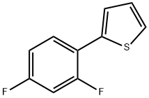 2-(2,4-DIFLUOROPHENYL)THIOPHENE Structure