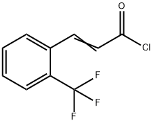 3-(2-TRIFLUOROMETHYL-PHENYL)-ACRYLOYL CHLORIDE Structure