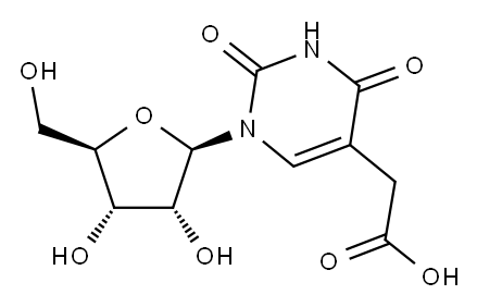 5-carboxymethyluridine Structure