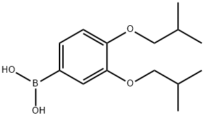 3,4-Bis(2-methylpropyloxy)benzeneboronic acid Structure