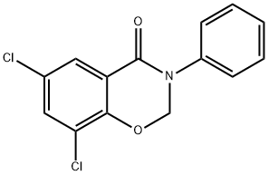 6,8-Dichloro-3-phenyl-2H-1,3-benzoxazin-4(3H)-one 구조식 이미지