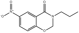 6-Nitro-3-propyl-2H-1,3-benzoxazin-4(3H)-one 구조식 이미지