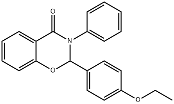 2-(4-Ethoxyphenyl)-3-phenyl-2H-1,3-benzoxazin-4(3H)-one 구조식 이미지