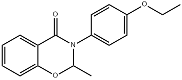 3-(4-Ethoxyphenyl)-2-methyl-2H-1,3-benzoxazin-4(3H)-one Structure