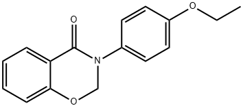 3-(4-Ethoxyphenyl)-2H-1,3-benzoxazin-4(3H)-one 구조식 이미지