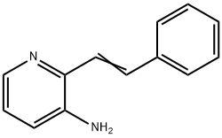 3-Pyridinamine, 2-(2-phenylethenyl)- 구조식 이미지