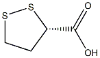 1,2-Dithiolane-3-carboxylicacid,(S)-(+)-(8CI) Structure