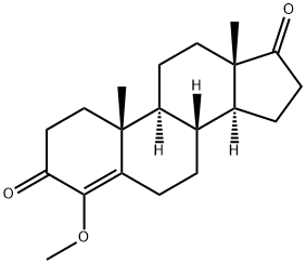 4-ANDROSTEN-4-OL-3,17-DIONE 4-METHYLETHE R Structure