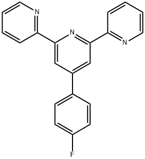 4'-(4-FLUOROPHENYL)-2,2':6',2''-TERPYRIDINE 구조식 이미지