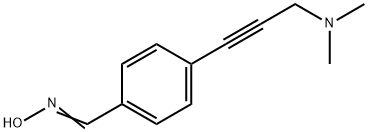 4-[3-(DIMETHYLAMINO)PROP-1-YNYL]BENZALDEHYDE OXIME 구조식 이미지