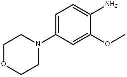 2-메톡시-4-모르폴리노아닐린 구조식 이미지