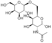 2-ACETAMIDO-2-DEOXY-6-O-(BETA-D-GALACTOPYRANOSYL)-D-GALACTOPYRANOSE Structure