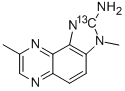 2-Amino-3,8-dimethylimidazo[4,5-f]quinoxaline-2-13C Structure