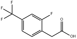 2-플루오로-4-(트리플루오로로메틸)페놀산 구조식 이미지