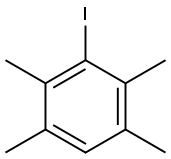 2,3,5,6-Тетраметилиодбензол структурированное изображение