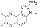 2-Amino-3,7,8-trimethyl-3H-imidazo[4,5-f]quinoxaline-2-14C Structure