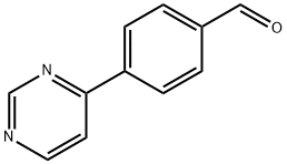 4-(PYRIMIDIN-4-YL)BENZALDEHYDE Structure