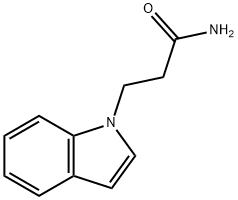 1H-인돌-1-프로피온아미드 구조식 이미지