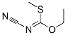 시아노이미도티오카르본산O-에틸S-메틸에스테르 구조식 이미지