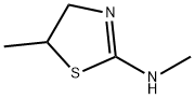 N,5-디메틸-4,5-디히드로-1,3-티아졸-2-아민 구조식 이미지