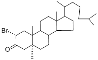 2-BROMO-17-(1,5-DIMETHYLHEXYL)-5,10,13-TRIMETHYLPERHYDROCYCLOPENTA[A]PHENANTHREN-3-ONE Structure
