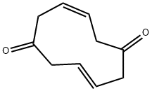 (3E,8Z)-3,8-Cyclodecadiene-1,6-dione Structure