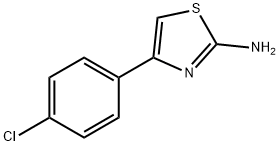 2-AMINO-4-(4-CHLOROPHENYL)THIAZOLE 구조식 이미지