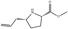 L-Proline, 5-(2-propenyl)-, methyl ester, (5R)- (9CI) Structure