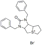 1,3-dibenzyldecahydro-2-oxothieno[1',2':1,2]thieno[3,4-d]imidazol-5-ium bromide 구조식 이미지