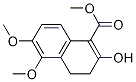 Methyl 2-hydroxy-5,6-diMethoxy-3,4-dihydronaphthalene-1-carboxylate Structure