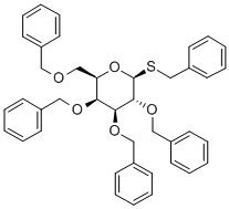 BENZYL 2,3,4,6-TETRA-O-BENZYL-1-THIO-BETA-D-GALACTOPYRANOSIDE Structure