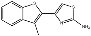 4-(3-METHYL-1-BENZOTHIEN-2-YL)-1,3-THIAZOL-2-AMINE 구조식 이미지