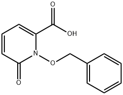 2-피리딘카르복실산,1,6-디히드로-6-옥소-1-(페닐메톡시)- 구조식 이미지