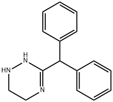 as-Triazine, 3-diphenylmethyl-1,4,5,6-tetrahydro- Structure