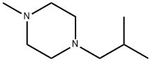 피페라진,1-메틸-4-(2-메틸프로필)-(9CI) 구조식 이미지