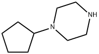 1-Cyclopentylpiperazine Structure