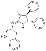 (4S,5S)-1,3-DIMETHYL-4,5-DIPHENYL-2-[(R)-1-BENZYL-2-HYDROXYETHYLIMINO]IMIDAZOLIDINE Structure