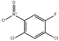 2,4-Dichloro-5-fluoronitrobenzene 구조식 이미지
