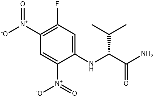 N(ALPHA)-(2 4-DINITRO-5-FLUOROPHENYL)- Structure