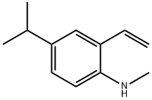 벤젠아민,2-에테닐-N-메틸-4-(1-메틸에틸)-(9CI) 구조식 이미지