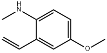 벤젠아민,2-에테닐-4-메톡시-N-메틸-(9Cl) 구조식 이미지